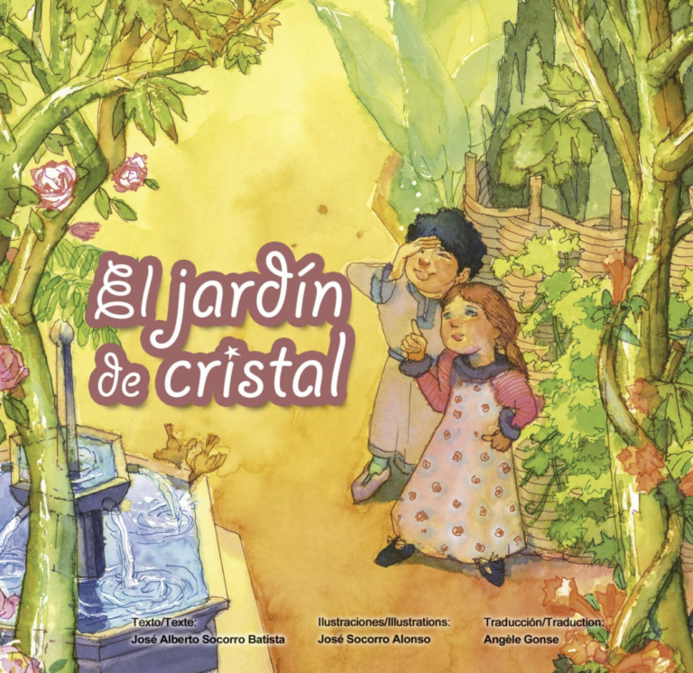 Illustration du conte el jardin de cristal