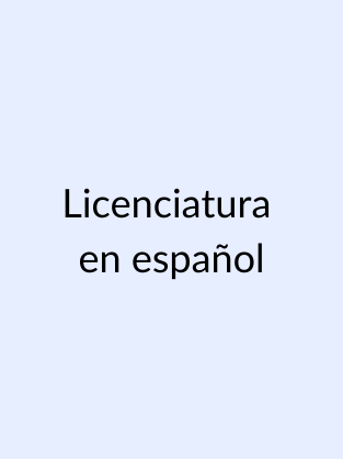 Una imagen con el texto licenciatura en espanol